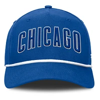 Men's Fanatics Royal Chicago Cubs Clubhouse Foul Ball A-Frame Adjustable Hat