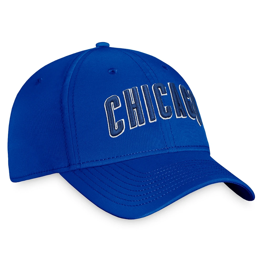 Casquette Core Flex Royal Chicago Cubs Fanatics pour hommes