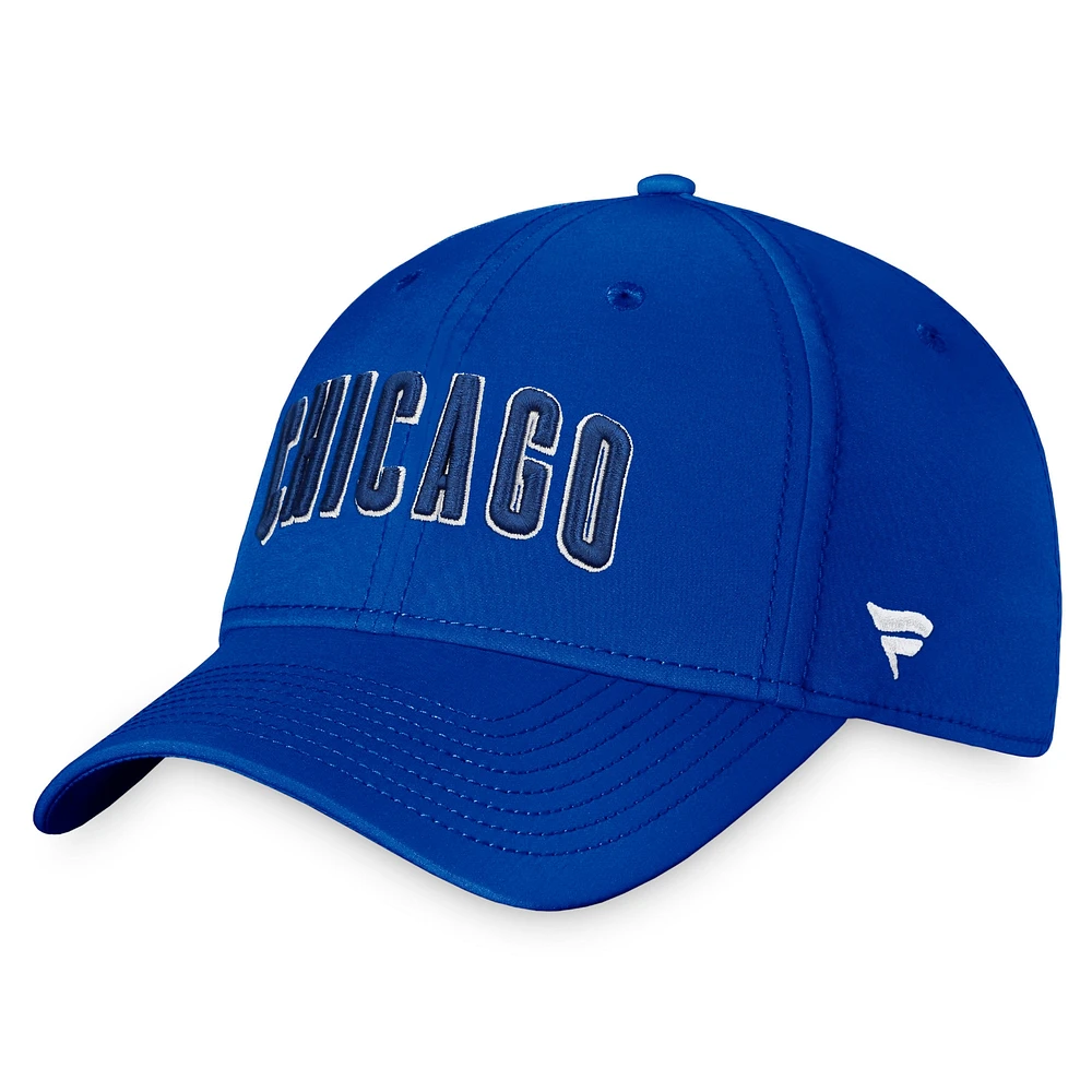 Casquette Core Flex Royal Chicago Cubs Fanatics pour hommes