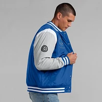 Veste à boutons-pression intégrale Elements Elite de Chicago Cubs Fanatics Royal pour homme