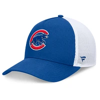 Casquette réglable à cadre en A Royal Chicago Cubs Fanatics pour hommes