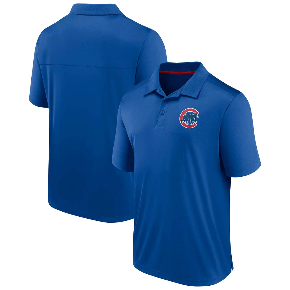 Polo haut de gamme Fanatics Royal Chicago Cubs pour hommes