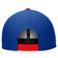 Fanatics pour hommes Royal Chicago Cubs Iconic Old English - Casquette Snapback