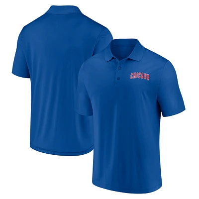 Men's Fanatics Royal Chicago Cubs Primary Logo Polo