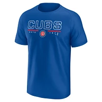 Men's Fanatics  Royal Chicago Cubs Raglan T-Shirt