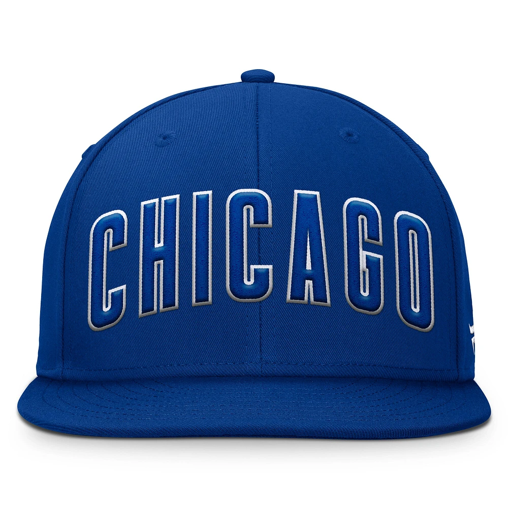 Men's Fanatics Royal Chicago Cubs Team Core Fitted Hat