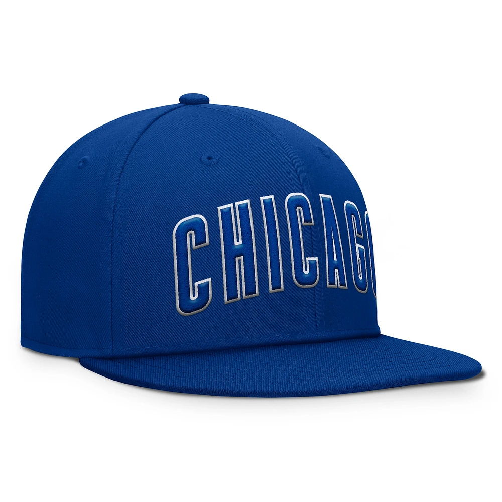Men's Fanatics Royal Chicago Cubs Team Core Fitted Hat