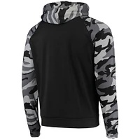 Chandail à capuchon raglan FOCO Chicago Cubs pour hommes, noir, camouflage