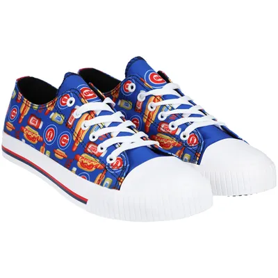 Chicago Bears NFL Womens Low Top Repeat Print Canvas Shoes