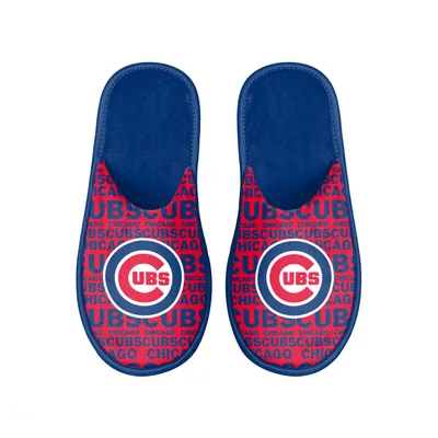 Chicago Cubs FOCO Scuff Logo Slide Slippers