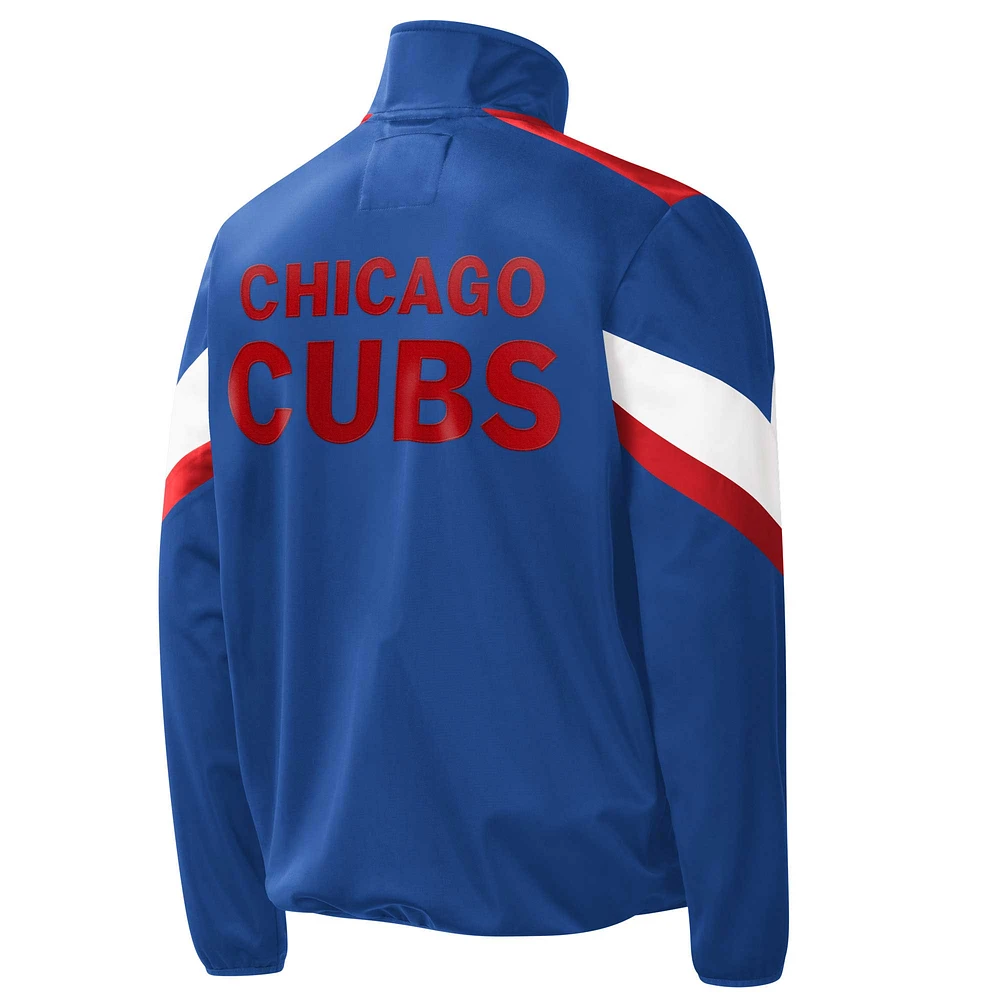 Veste entièrement zippée pour homme G-III Sports by Carl Banks Royal Chicago Cubs Earned Run