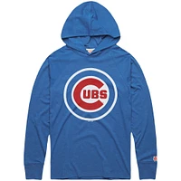 Sweat à capuche léger trois bandes raglan pour homme, hommage aux Cubs de Chicago