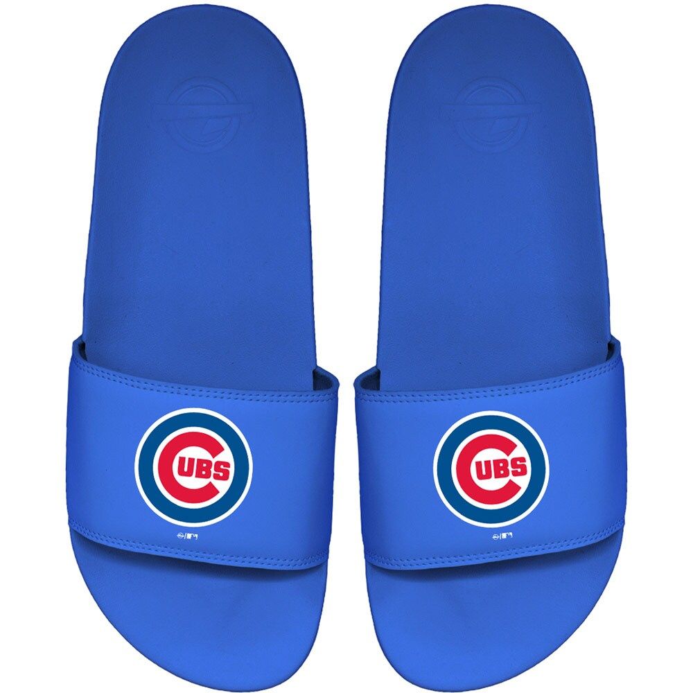 Men's ISlide Royal Chicago Cubs Primary Motto Slide Sandals