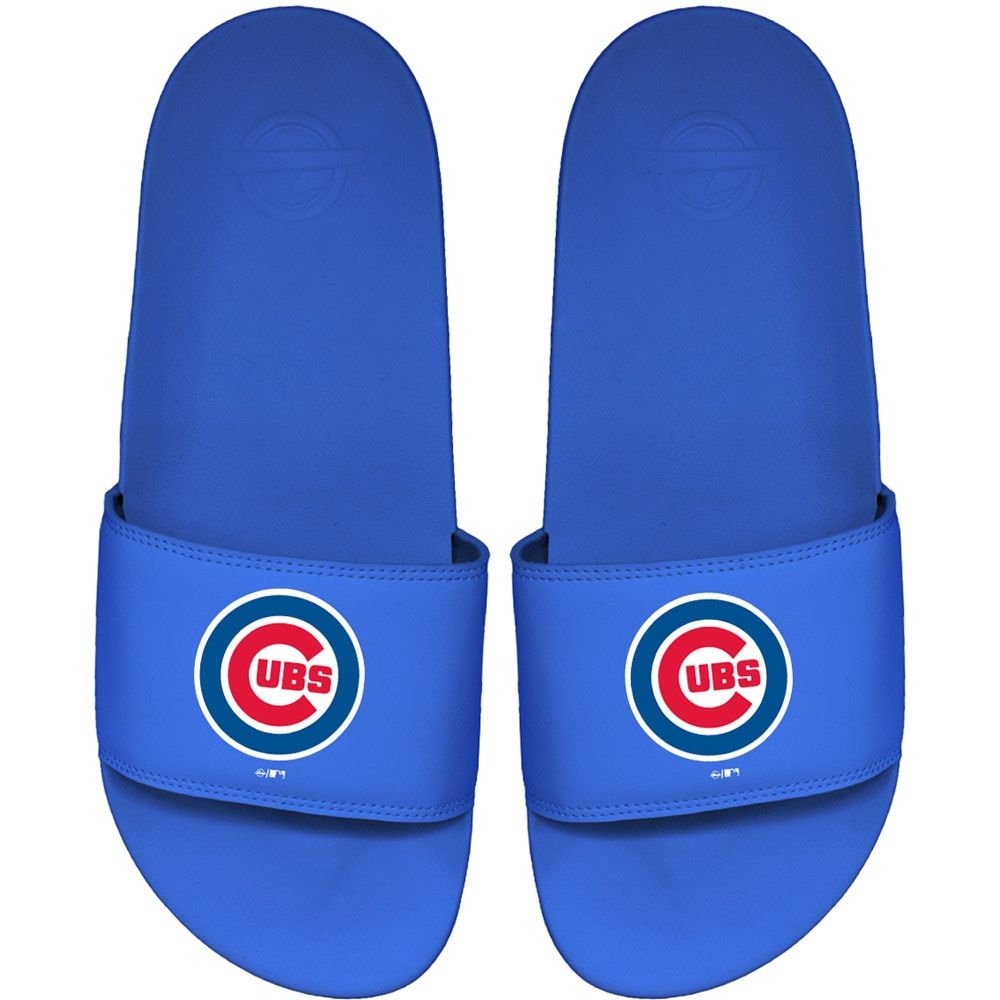 Men's ISlide Royal Chicago Cubs Primary Motto Slide Sandals