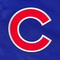 Men's JH Design Royal Chicago Cubs Reversible Fleece Full-Snap Hoodie Jacket