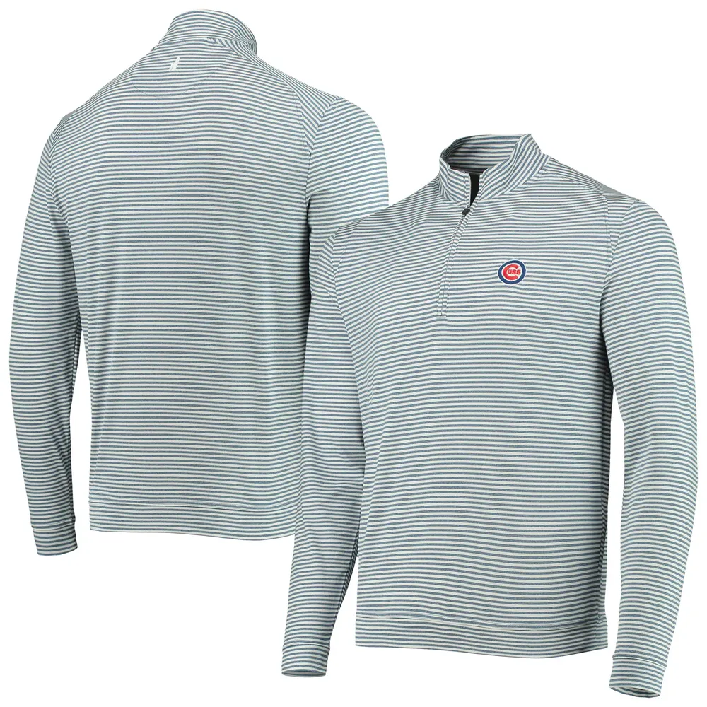 Men's Chicago Cubs Nike Gray Mesh Logo Essential Full-Zip