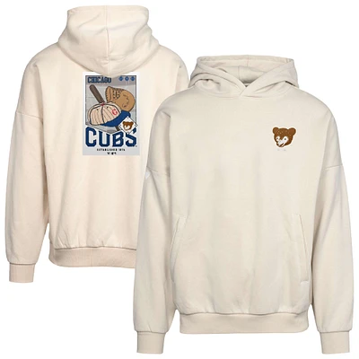 Sweat à capuche kaki Chicago Cubs Contact Pro Card pour homme de Levelwear