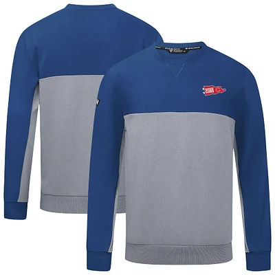 Men's Levelwear Royal/Gray Chicago Cubs Legacy Rafters Pullover Sweatshirt