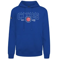 Men's Levelwear Royal Chicago Cubs Accolade Podium Textbook Pullover Hoodie