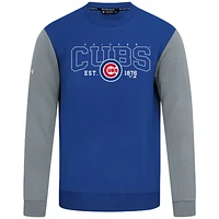 Men's Levelwear Royal Chicago Cubs Accolade Ultimate Textbook Pullover Sweatshirt