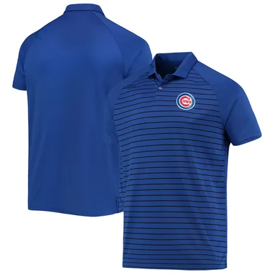 Profile Men's White/Royal Chicago Cubs Big & Tall Sublimated Polo