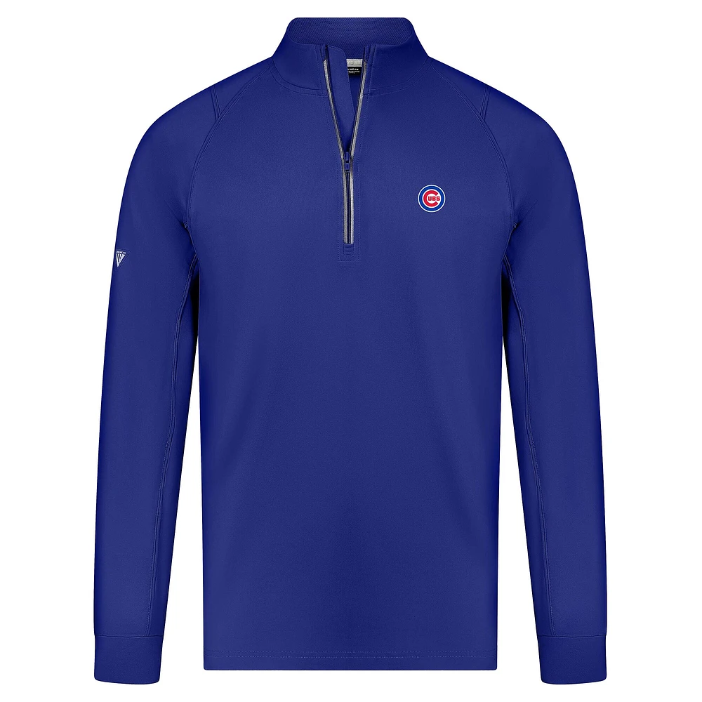 Pull zippé quart de tour Theory Insignia 2.0 pour homme Levelwear Royal Chicago Cubs