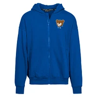 Men's Levelwear  Royal Chicago Cubs Uphill City Core Logo Full-Zip Hoodie