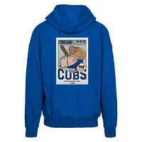 Men's Levelwear  Royal Chicago Cubs Uphill City Core Logo Full-Zip Hoodie
