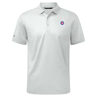 Men's Levelwear White Chicago Cubs System Insignia 2.0 Polo