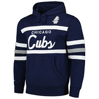 Sweat à capuche bleu marine Mitchell & Ness pour hommes, entraîneur-chef des Cubs de Chicago