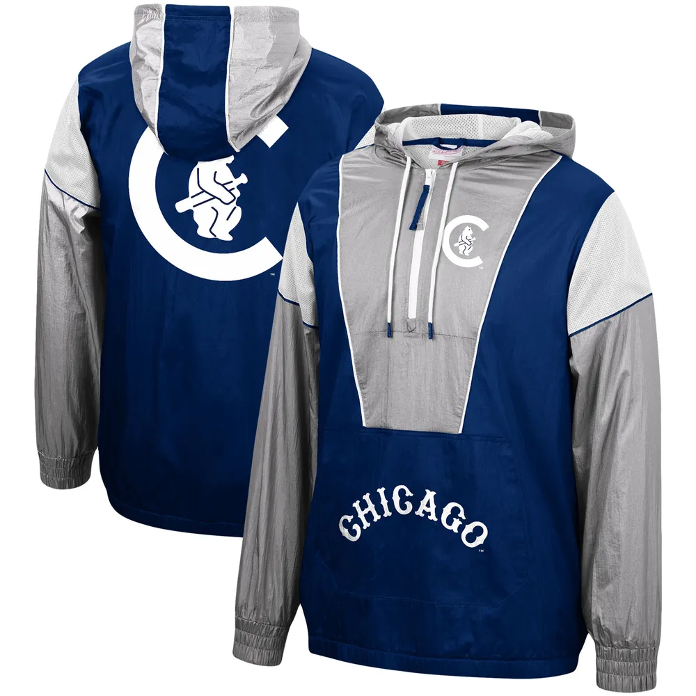 Lids Chicago Cubs Mitchell & Ness Highlight Reel Windbreaker Half-Zip  Hoodie Jacket - Navy