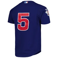 Maillot d'entraînement au bâton Mitchell & Ness Nomar Garciaparra Royal Chicago Cubs Cooperstown Collection 2005 pour hommes