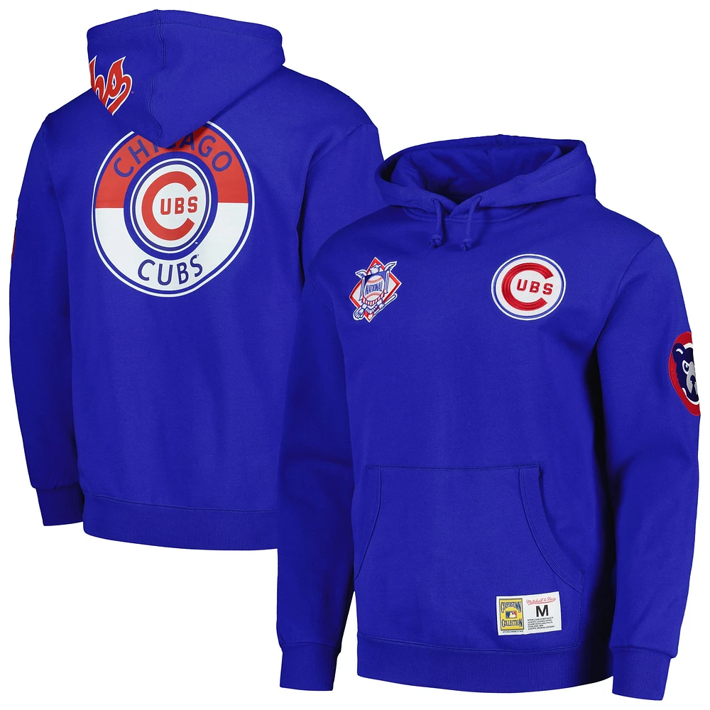 Chandail à capuchon enfiler de la collection City Cubs Chicago Royal Mitchell & Ness pour homme