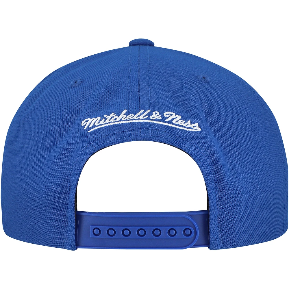 Casquette à visière double Mitchell & Ness Royal Chicago Cubs pour homme