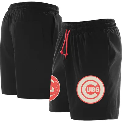 Chicago Cubs New Era Color Pack Knit Shorts - Black