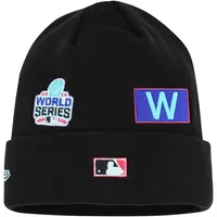 Bonnet en tricot à revers Polar Lights Chicago Cubs New Era pour homme, noir