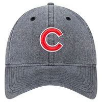 Men's New Era Black Chicago Cubs Rugged Team 9TWENTY Adjustable Hat