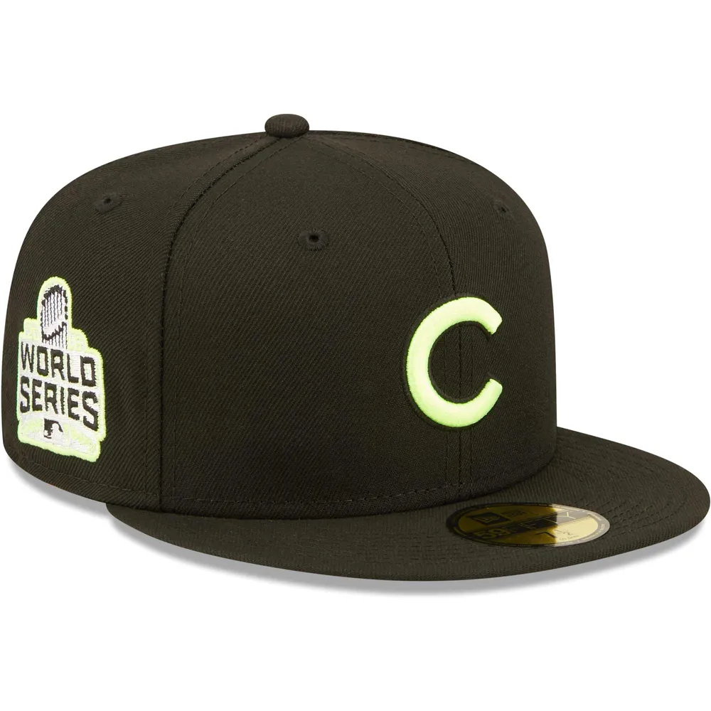 Lids Chicago Cubs New Era Summer Pop 2016 World Series 59FIFTY Snake  Undervisor Fitted Hat - Black