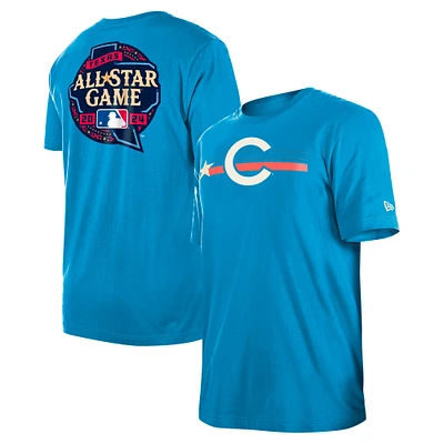 Men's New Era Blue Chicago Cubs 2024 MLB All-Star Game Hat Hookup T-Shirt