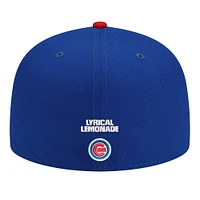 Men's New Era  Blue Chicago Cubs Lyrical Lemonade x 59FIFTY Fitted Hat