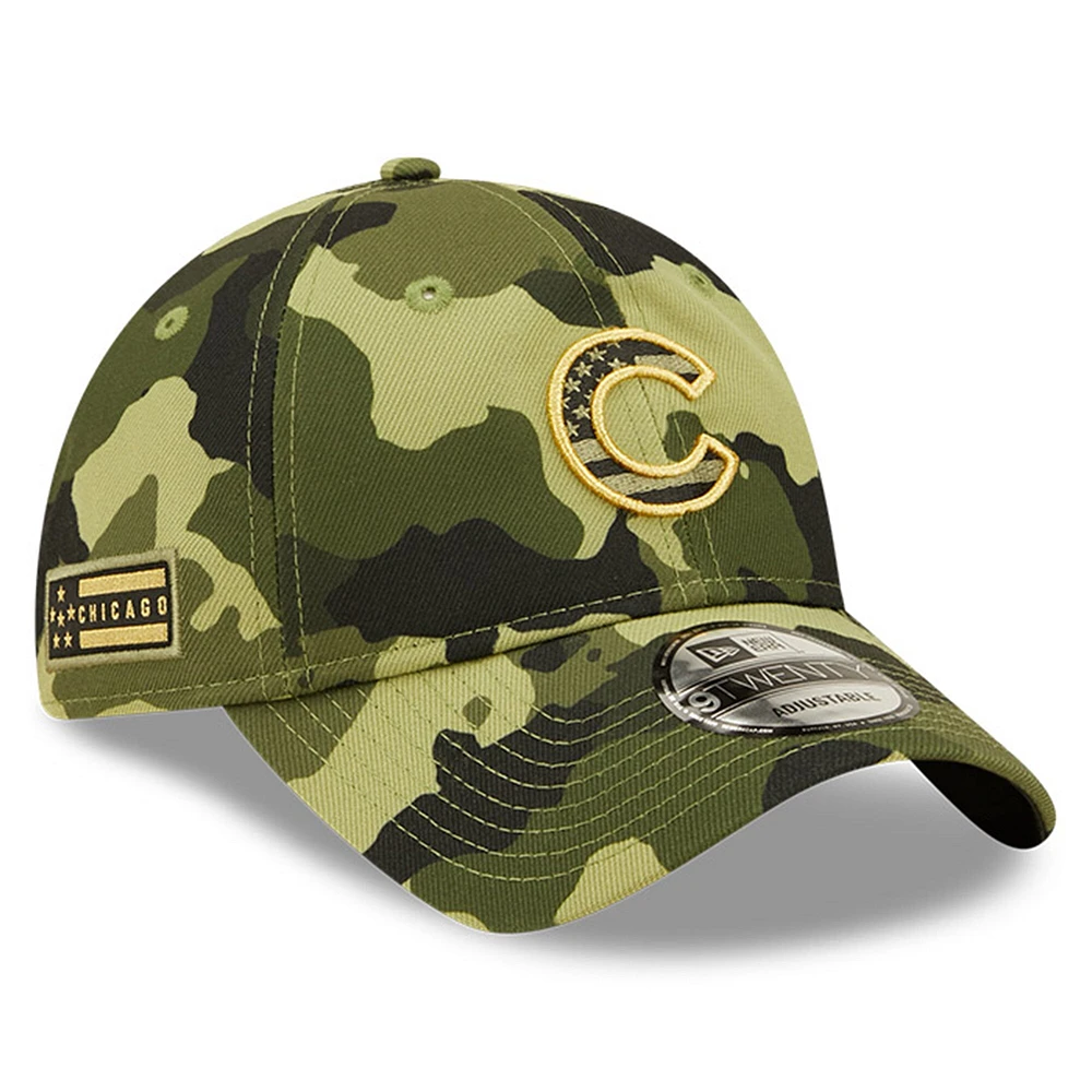 NWE CUBS CAMO MLB NWE 2022 JOURNÉE DES FORCES ARMÉES 9TWENTY HATMENUST