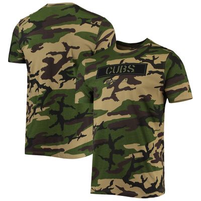 Men's New Era Camo Chicago Cubs Club T-Shirt