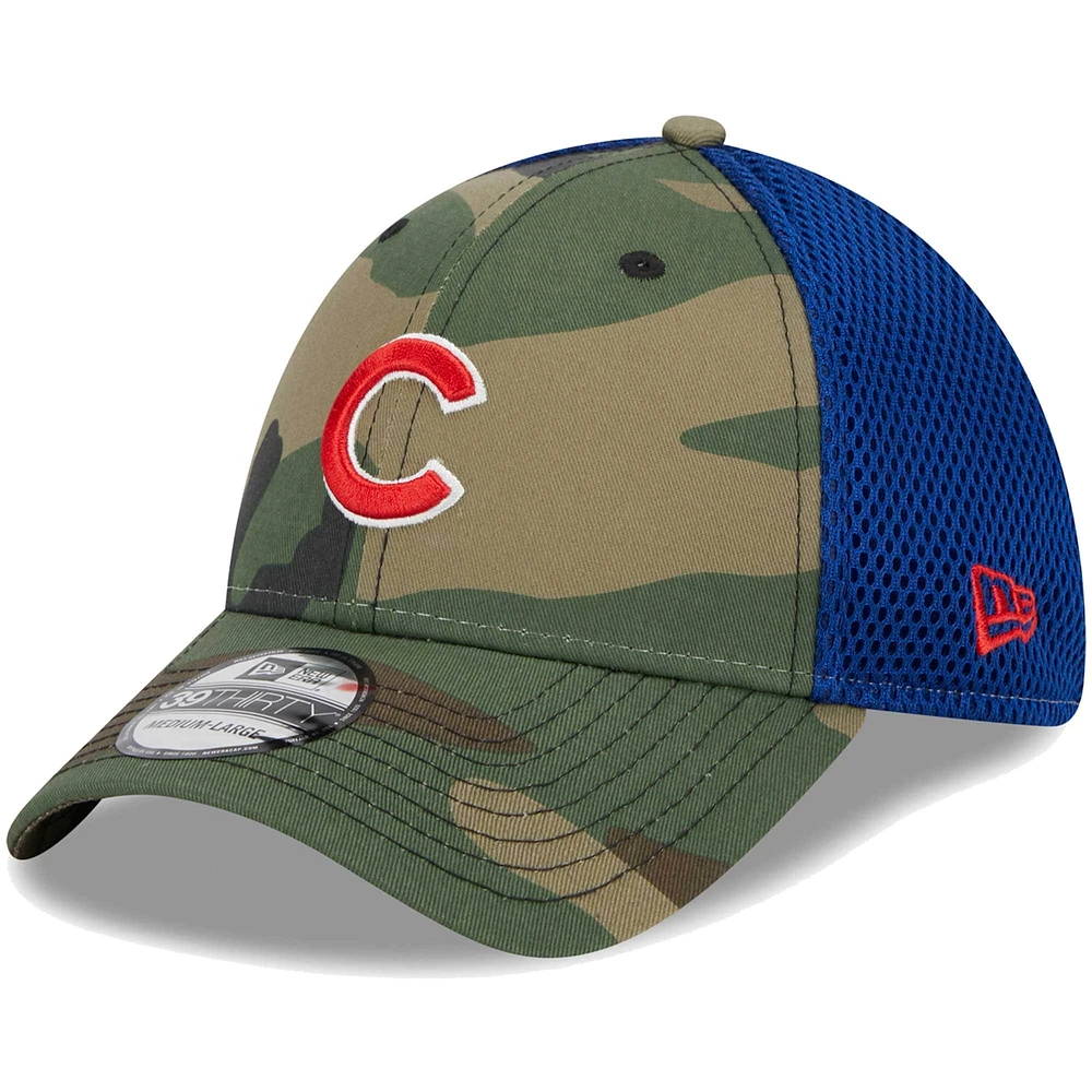 Casquette Flex New Era Chicago Cubs Team Neo 39THIRTY pour homme