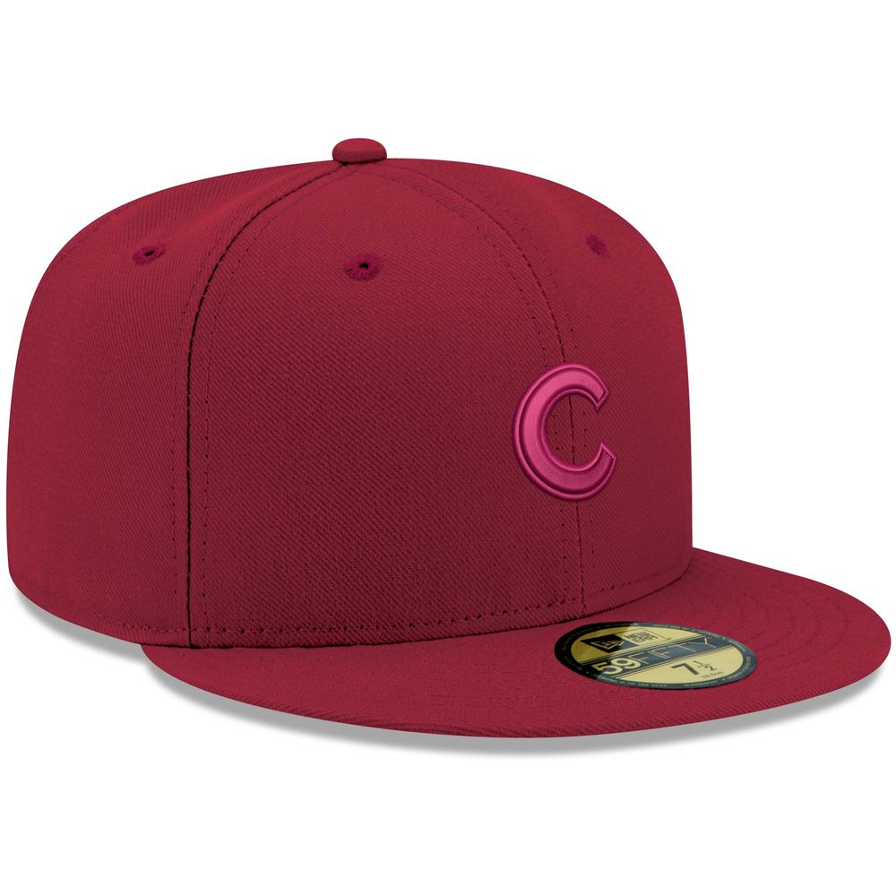 Men's New Era Cardinal Chicago Cubs Tonal 59FIFTY - Fitted Hat