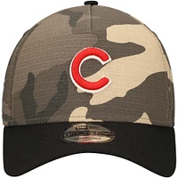 Men's New Era Chicago Cubs Camo Crown A-Frame 9FORTY Adjustable Hat