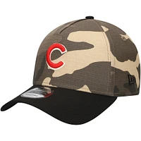 Casquette ajustable 9FORTY Camo Crown A-Frame 9FORTY des Chicago Cubs New Era pour hommes