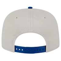 Casquette Snapback Iron Golfer Chicago Cubs de New Era pour homme, couleur crème