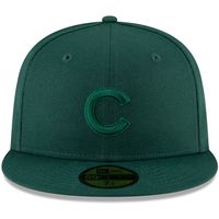 Men's New Era Dark Green Chicago Cubs Tonal 59FIFTY - Flex Hat