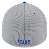 Men's New Era  Gray/Royal Chicago Cubs 2025 Batting Practice 39THIRTY Flex Hat