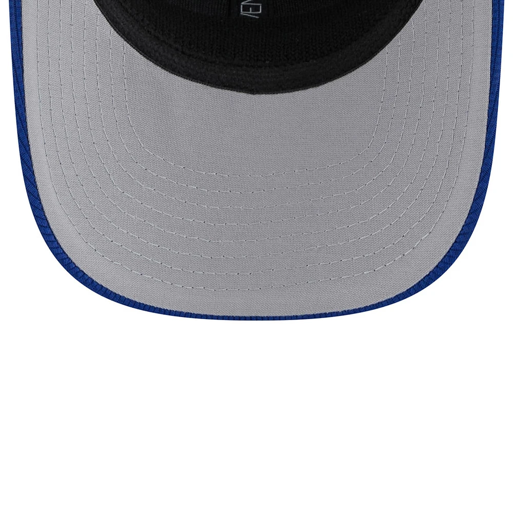 Men's New Era /Royal Chicago Cubs 2025 Batting Practice 9SEVENTY Stretch-Snap Trucker Hat